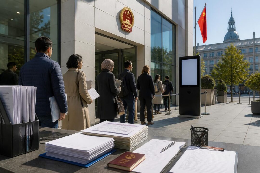 erfahren sie alles wichtige zum china visum in münchen: zuständigkeit, terminvergabe und erforderliche unterlagen für eine reibungslose beantragung.