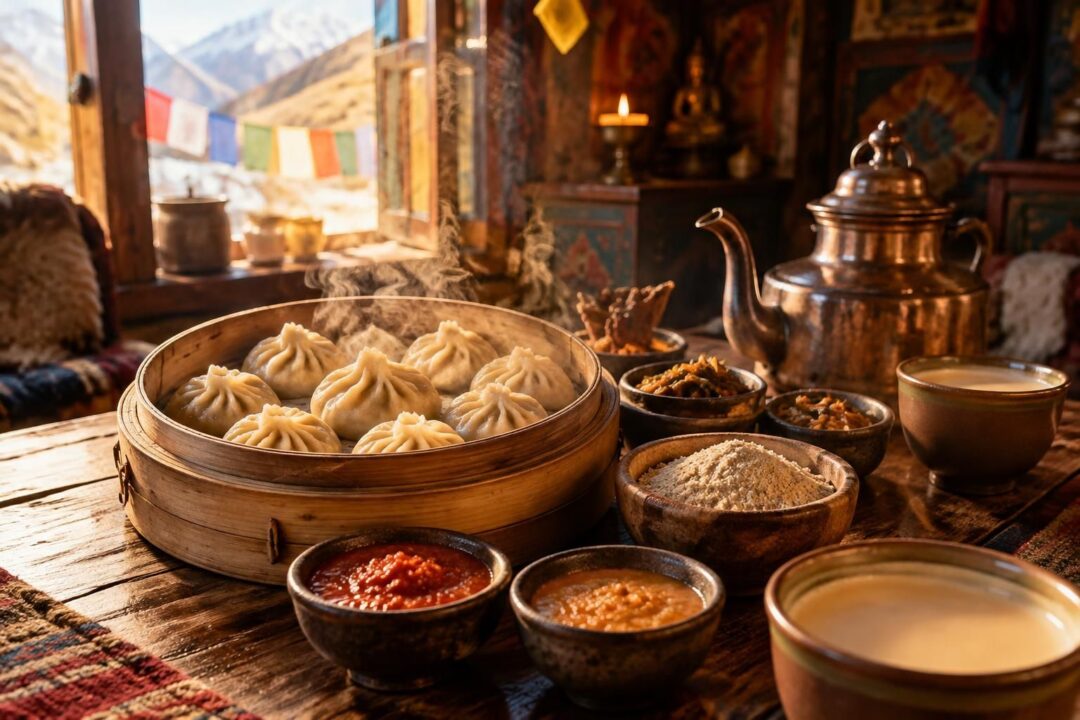 entdecken sie tibetisches essen: herzhafte momos, cremigen buttertee und die vielfältigen aromen der traditionellen tibetischen küche.